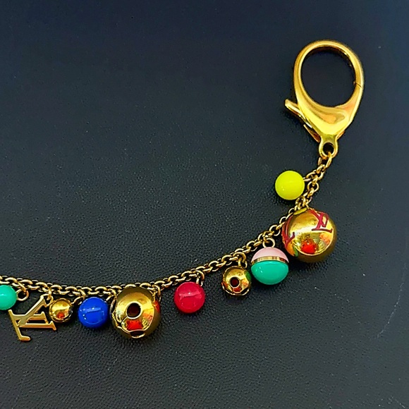 Louis Vuitton Multicolor Monogram Portecle Chenne Grullo Keyring - Picture 13 of 14